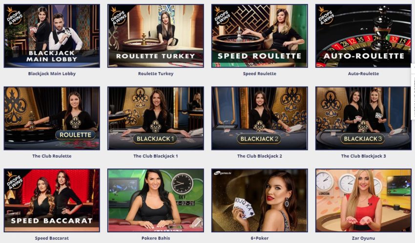 Süperbahis casino oyunları
