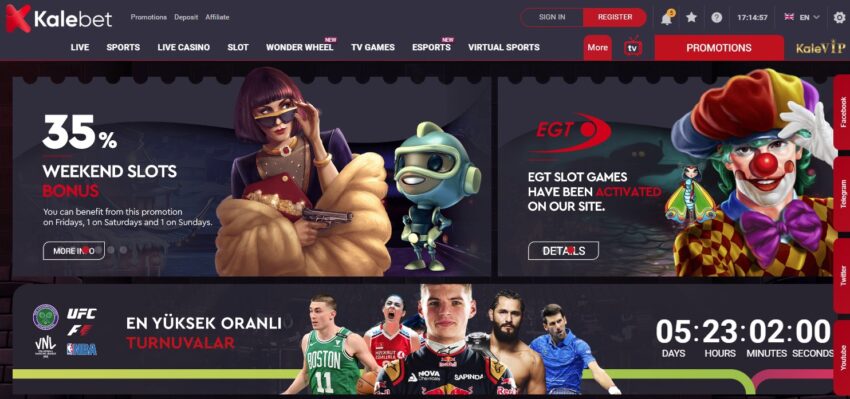 kalebet giriş işlemi