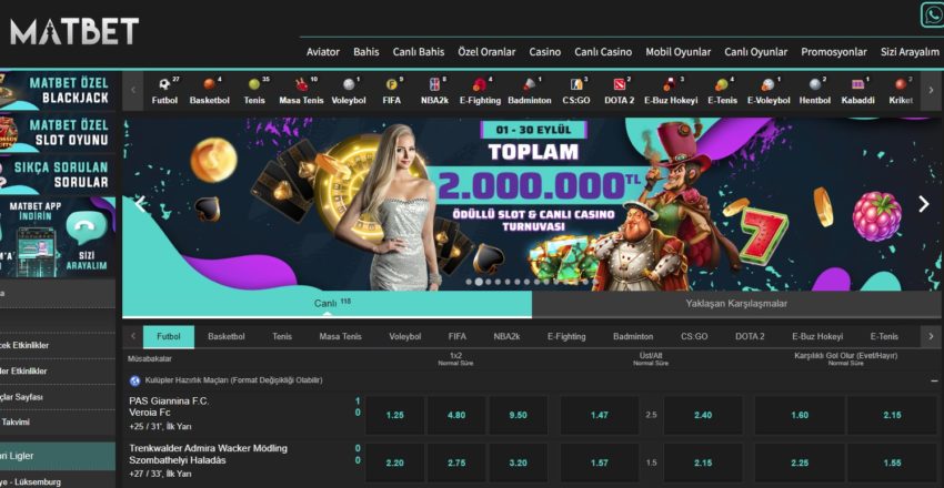 matbet yeni giriş