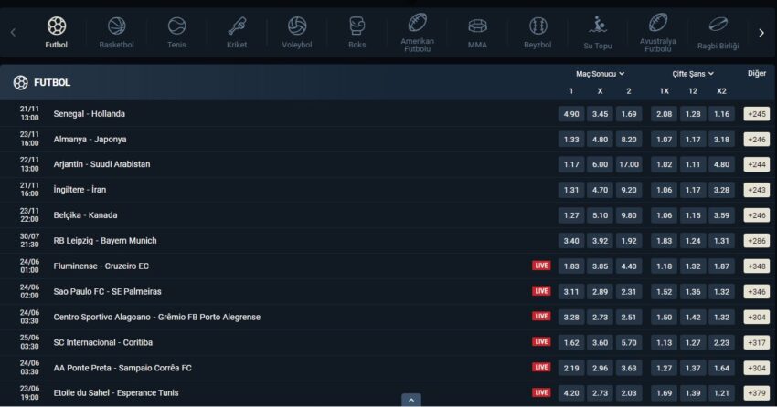 betbey spor bahisleri