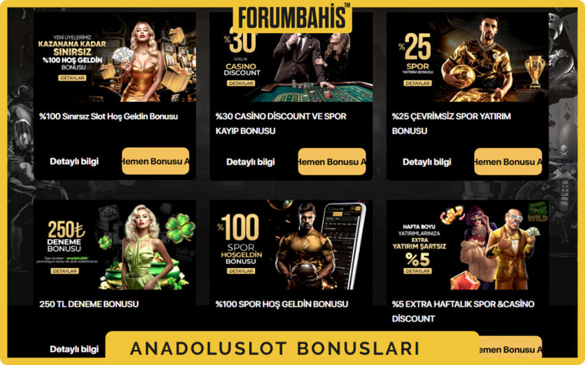 Anadoluslot bonuslar sekmesi, turnuva bonus ve ödül havuzu bilgisi