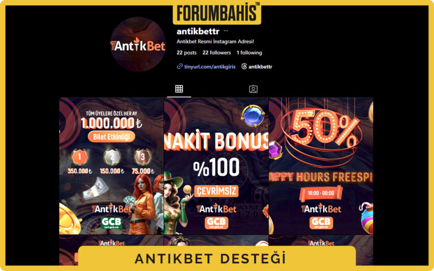 Antikbet bildirim bandı, çalışma saatleri ve canlı destek bağlantısı