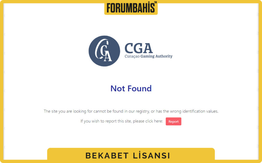 Bekabet lisans bilgileri, sağlayıcı logoları ve lisans kapsamı listesi