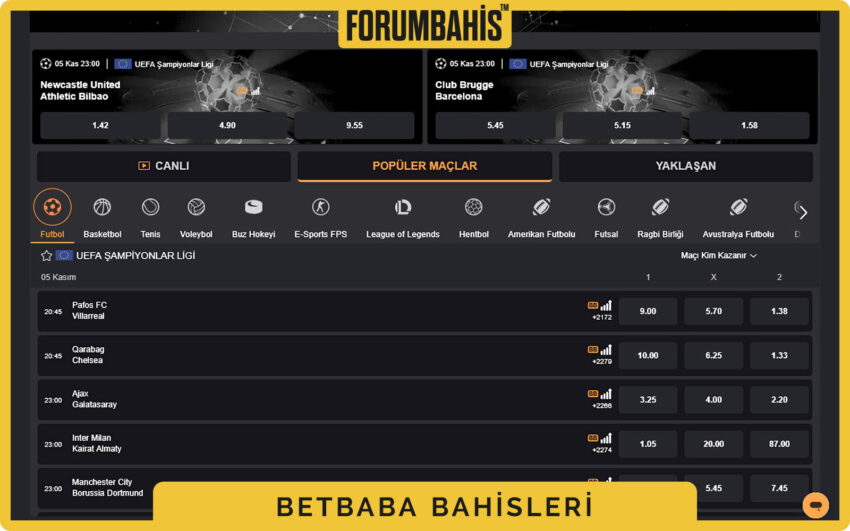 Betbaba bahis kuponu, tekli–kombine–sistem seçenekleri ve onay butonu