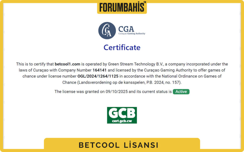 Betcool lisans yardım metni, lisans doğrulama adımları ve uyarılar
