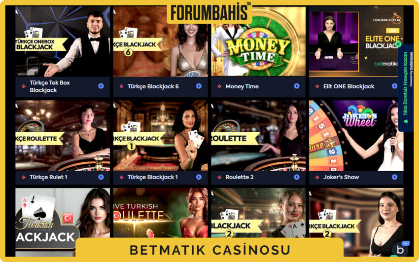 Betmatik hoş geldin bonus afişi, spor ve casino için ayrı bonus seçenekleri