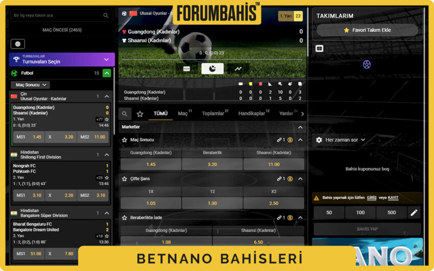 Betnano login alanı, kullanıcı adı placeholder metni ve büyük Giriş tuşu