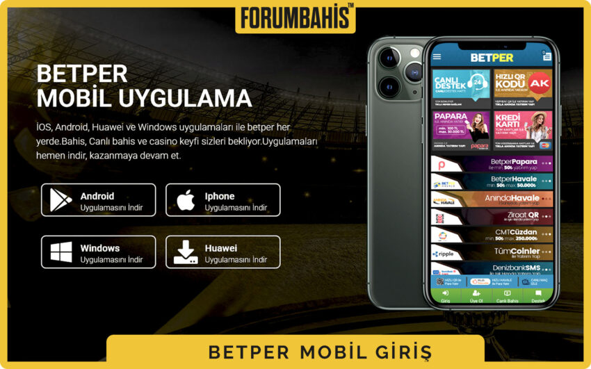 Betper mobil canlı casino lobisi, masa listesi ve dil seçenekleri