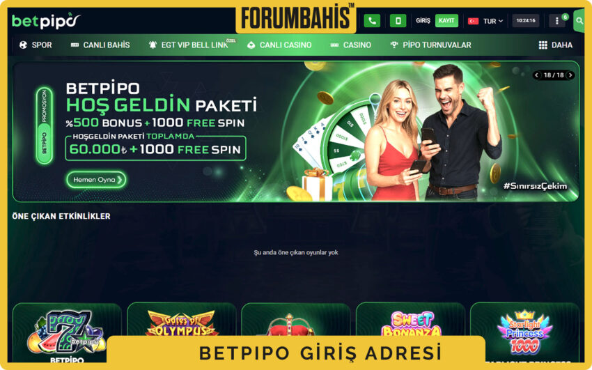 Betpipo mobil renk teması, yeşil başlık alanı ve sabit giriş kısayolu