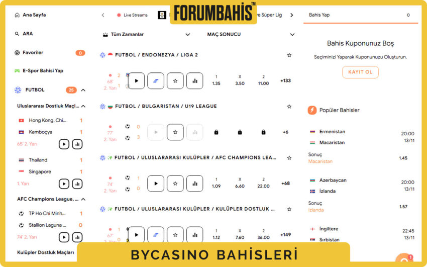 Bycasino mobil uygulama indir sayfası, Android ve iOS ikonları görünür