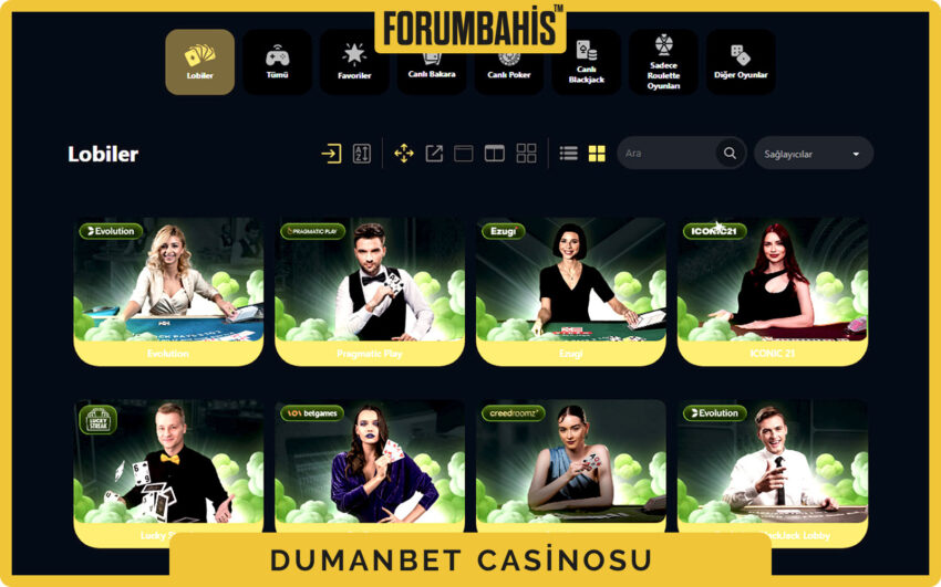 Dumanbet hoş geldin bonus afişi, spor ve casino için ayrı bonus seçenekleri