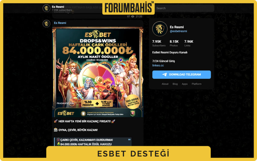 Esbet para yatırma yardımı, yöntem açıklamaları ve destek bağlantısı