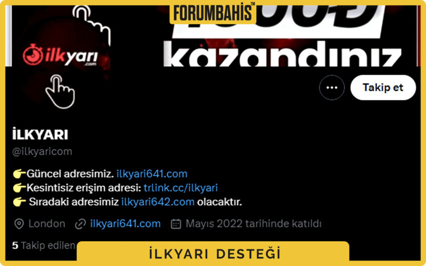 Ilkyari bildirim bandı, çalışma saatleri ve canlı destek bağlantısı