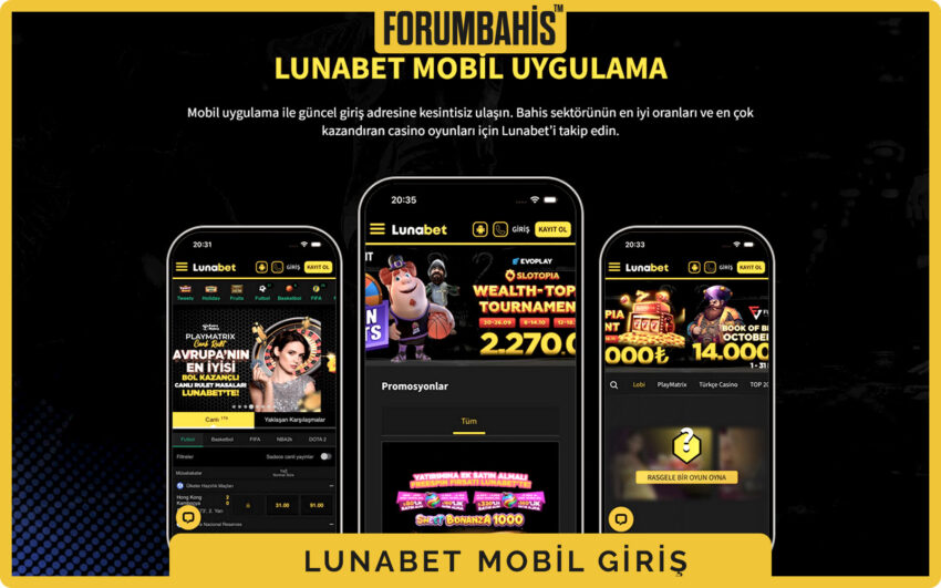 Lunabet mobil çoklu maç görünümü, eşzamanlı canlı oran takibi