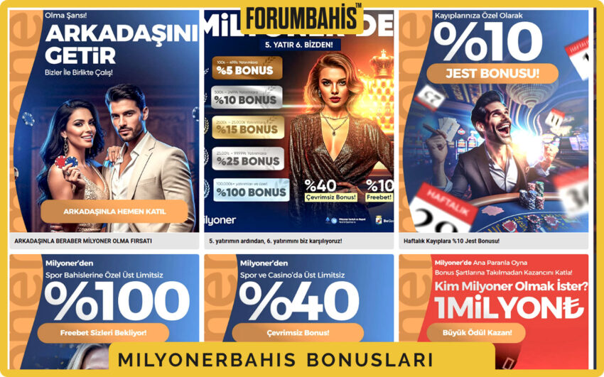Milyonerbahis bonuslar tablosu, çevrim katsayısı ve uygun oyunlar listeli bonus