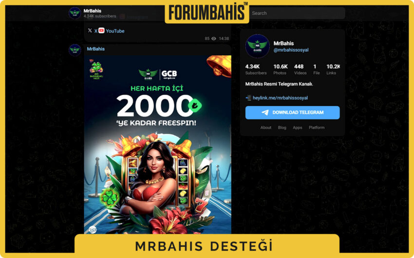 Mrbahis yardım merkezi ana ekranı, SSS başlıkları ve destek araması