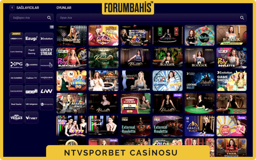 Ntvsporbet giriş sayfası, üst menüde Spor, Canlı, Casino sekmeleri ve giriş butonu