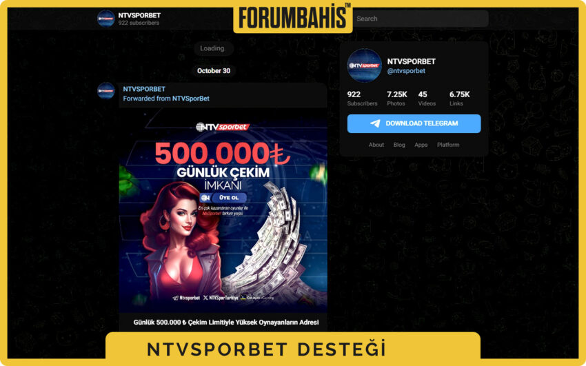Ntvsporbet sosyal medya kutuları, Instagram üzerinden destek duyuruları