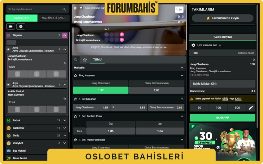 Oslobet mobil SSS sayfası, hesap ve teknik destek başlıkları