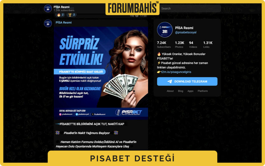 Pisabet güvenlik ipuçları kartı, iki adımlı doğrulama ve destek yönlendirmesi