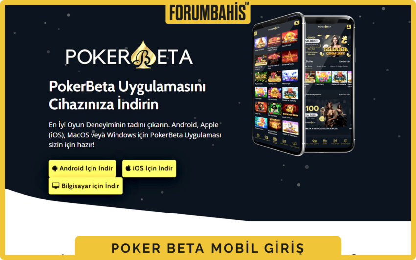 PokerBeta mobil dil seçimi penceresi, TR tercihli arayüz