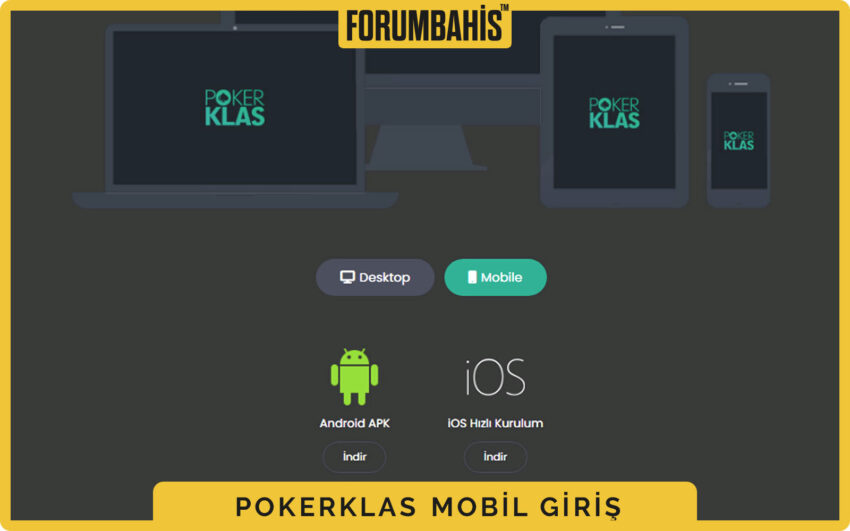 Pokerklas mobil profil sayfası, hesap ayarları ve güvenlik seçenekleri