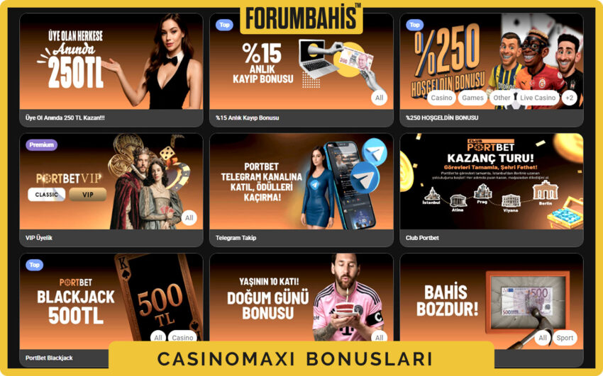 Portbet bonuslar sekmesi, turnuva bonus ve ödül havuzu bilgisi