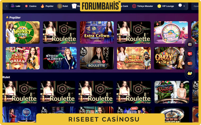 Risebet casino kategorileri, jackpot, megaways ve klasik slotlar