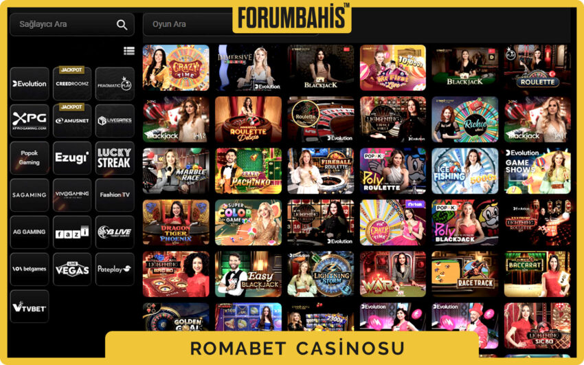 Romabet casino slot ızgarası, popüler oyunlar ve “yeni” etiketleri