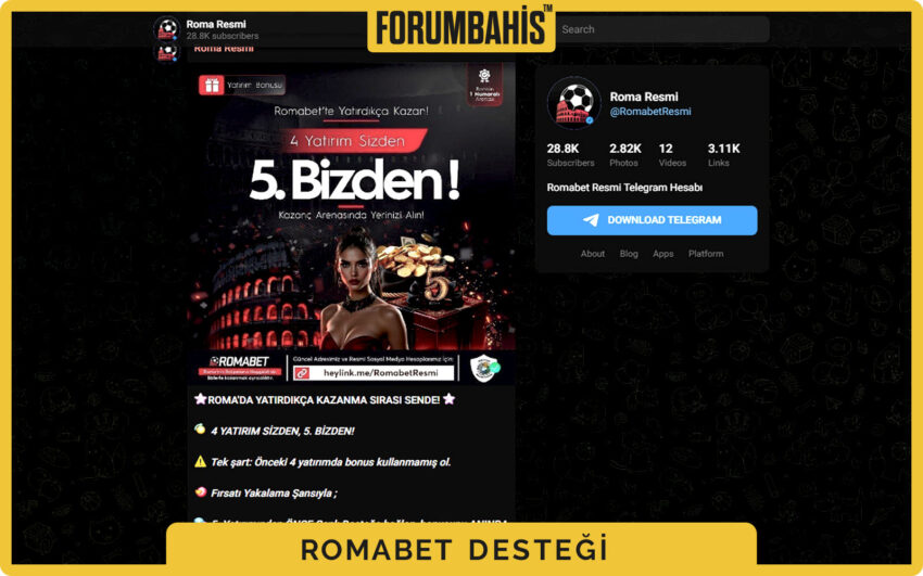 Romabet iletişim sayfası, telefon ve sohbet kısayolları ile destek erişimi