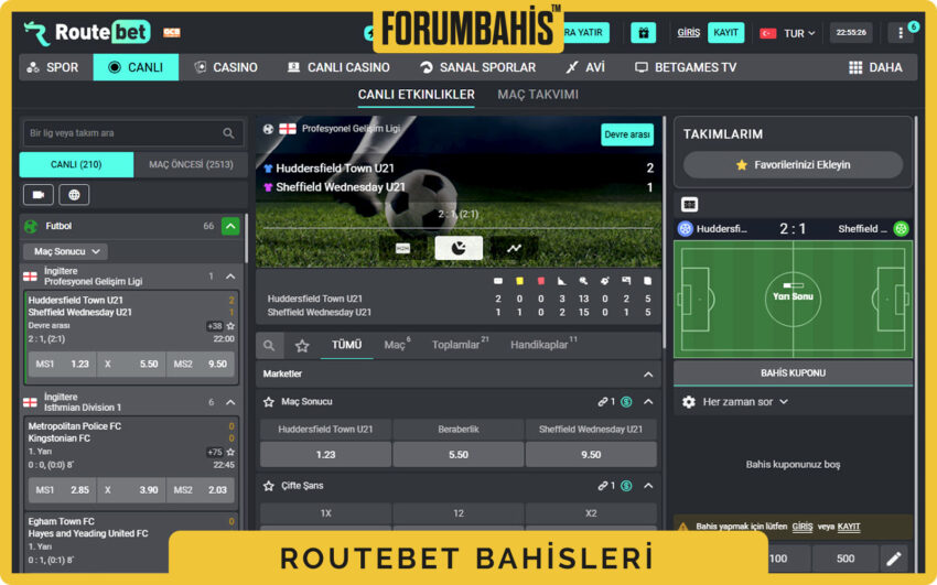 Routebet kullanıcı paneli, bilet geçmişi ve açık destek talepleri