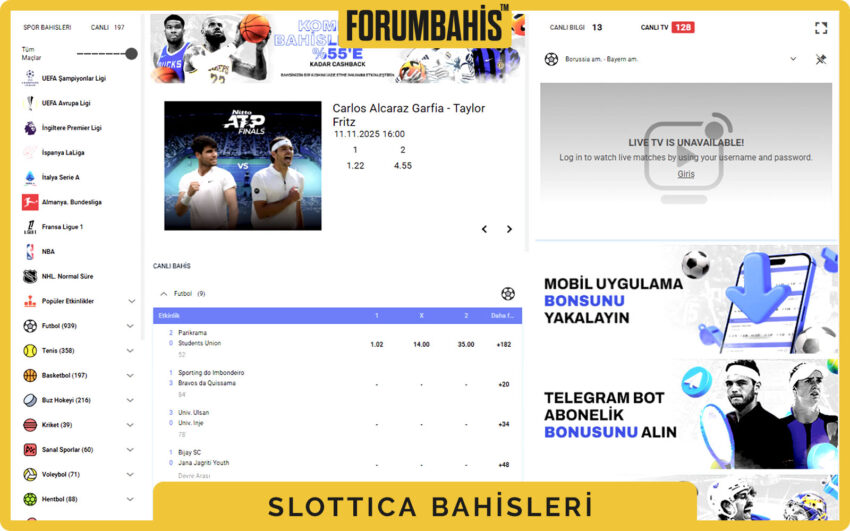 SlotticaCasino mobil canlı istatistik ekranı, maç zaman çizgisi ve olaylar