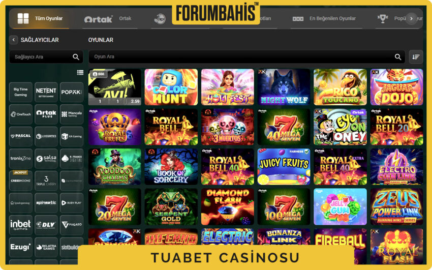 Tuabet casino rulet lobisi, Avrupa ve Lightning varyantları
