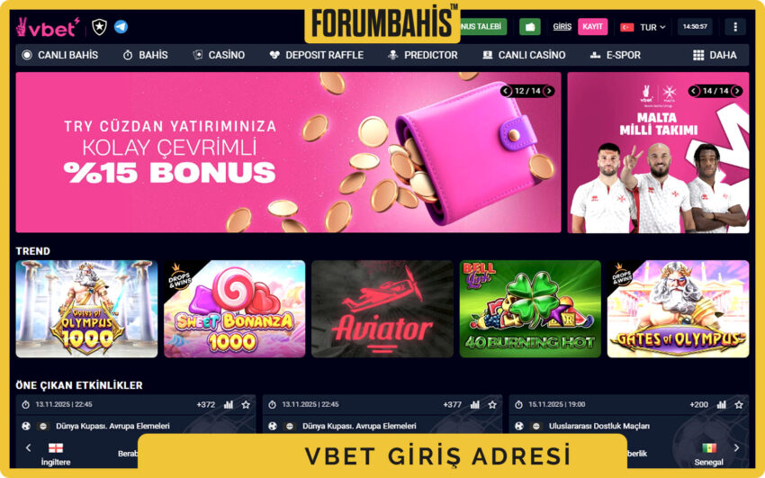 Vbet mobil renk teması, yeşil başlık alanı ve sabit giriş kısayolu