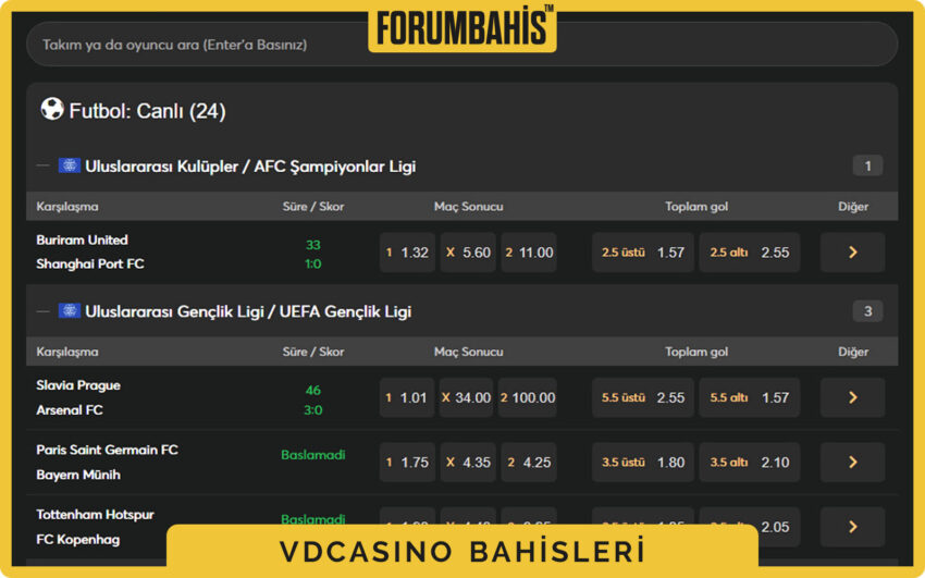 Vdcasino bonus vitrin alanı, megaways slot bonus ve turnuva rozeti