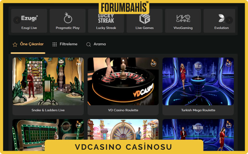 Vdcasino casino bonus alanı, free spin bonus ve slot etiketleri