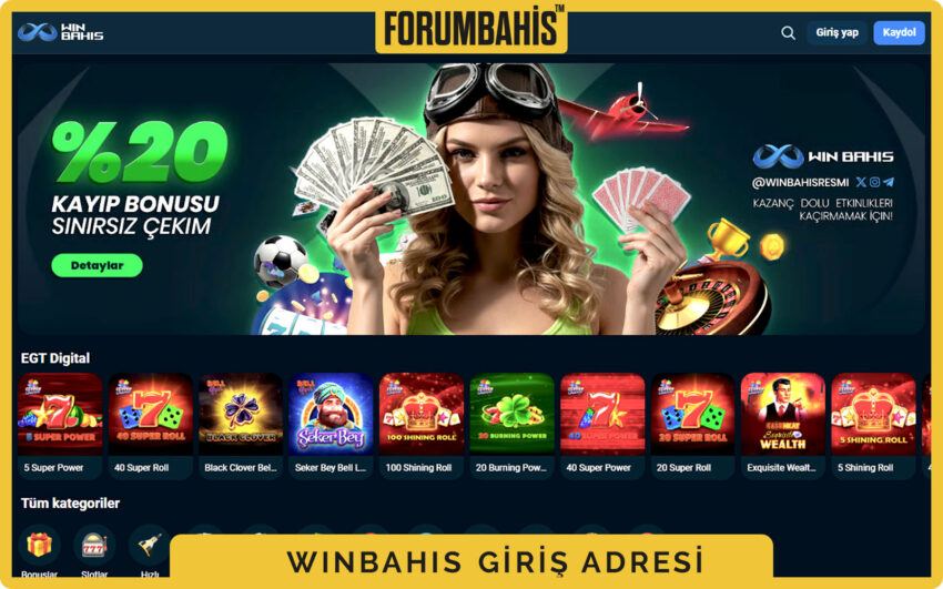 Winbahis casino oturum alanı, giriş yap ve kayıt ol bağlantıları