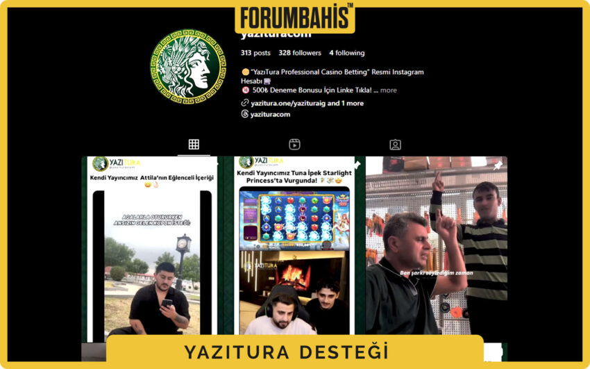 Yazitura genel iletişim ekranı, tüm kanalları listeleyen birleşik destek görünümü